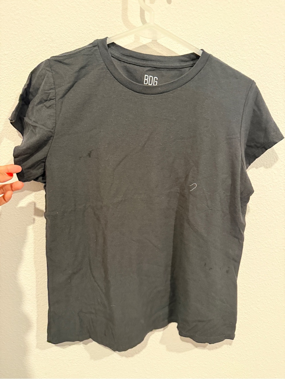 BDG Black Short Sleeve Crew Neck Tee